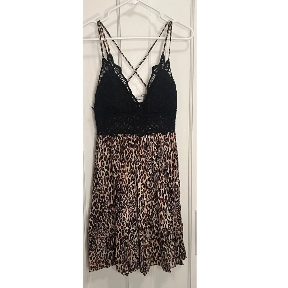 Women's animal print dress SZ S